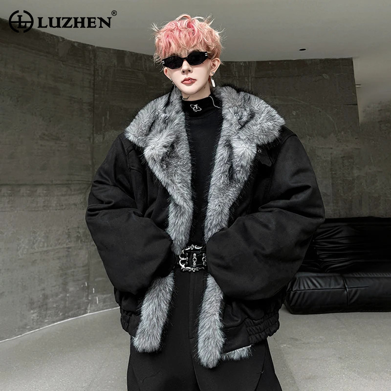 Street Fashion Men 2025 - LUZHEN 2025 Musim Dingin Jaket Parka