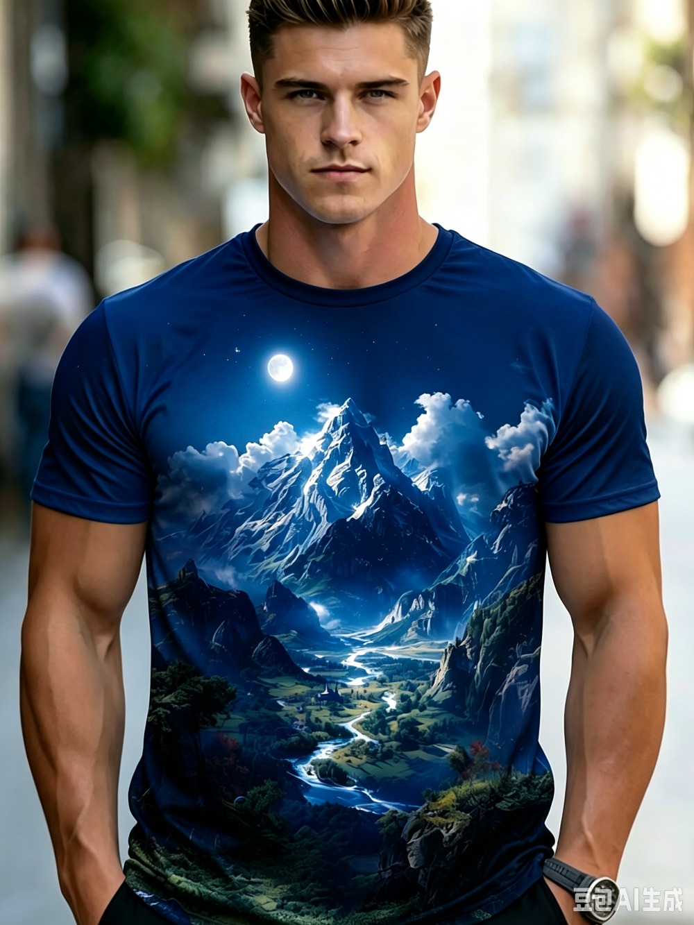 Kaos Lengan Pendek Pria dengan - Street Fashion Y2K ulasan dan harga