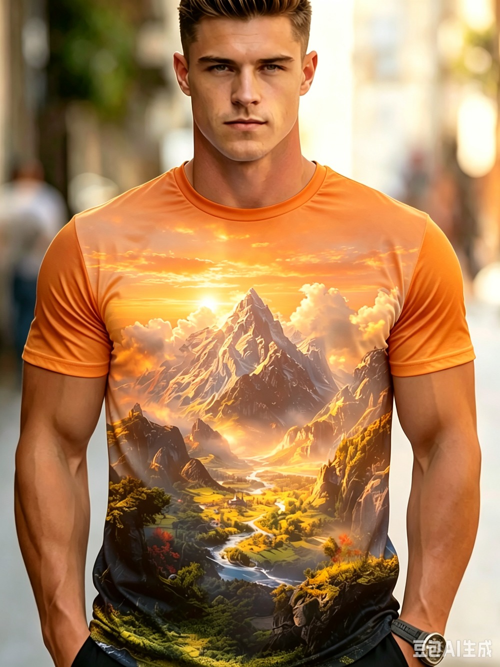 Kaos Lengan Pendek Pria dengan - Street Fashion Y2K ulasan dan harga